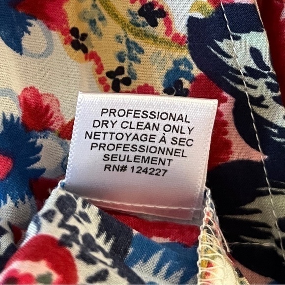 NWT MISA LOS ANGELES Honor Floral‎ Mini Dress Open Back Shift Pink Blue Size XS - Picture 16 of 16